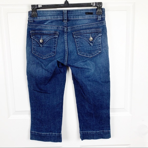 Kut from the Kloth Cropped Capri Denim Jeans - Picture 2 of 8